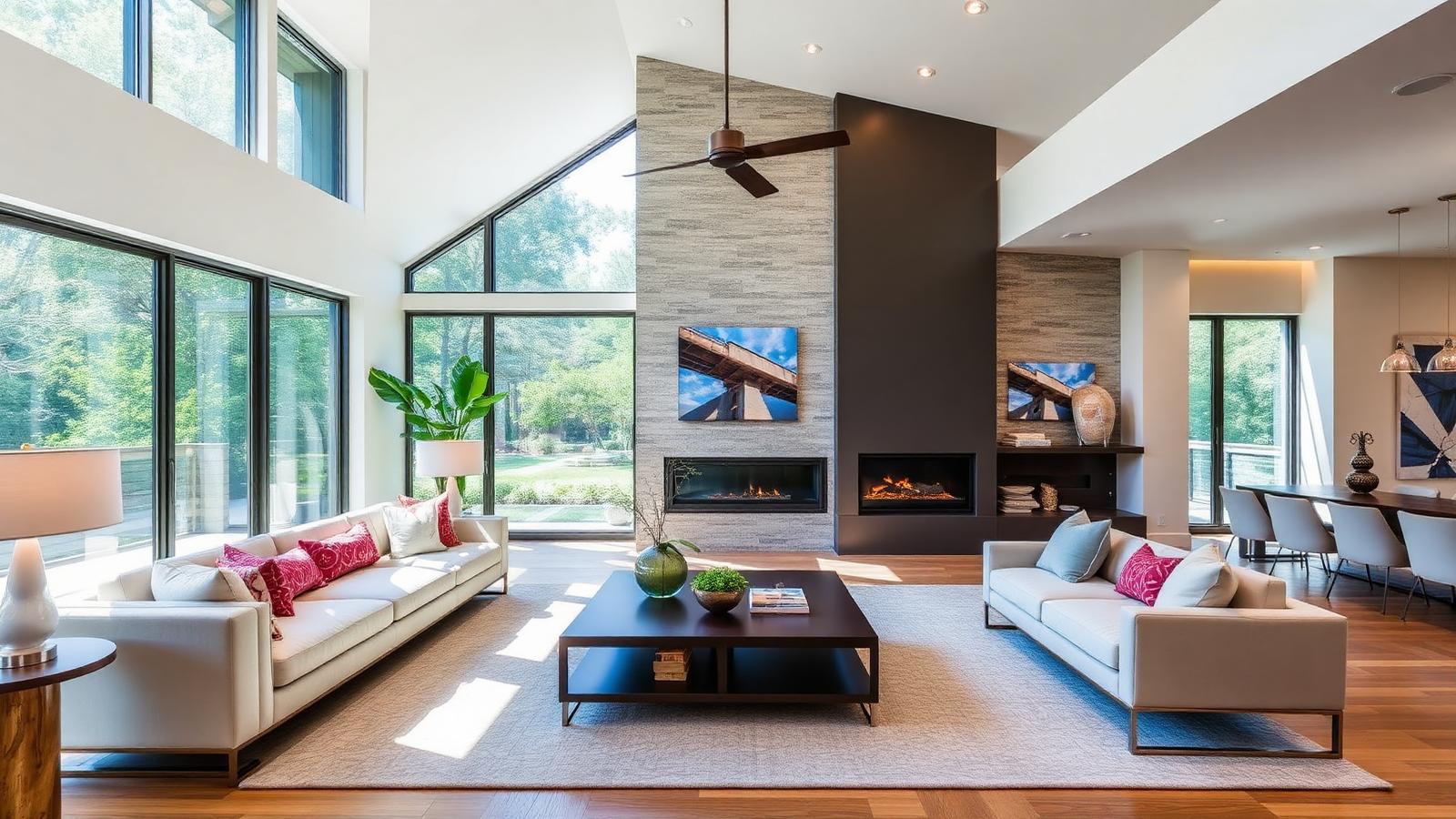 Modern Houston home interior
