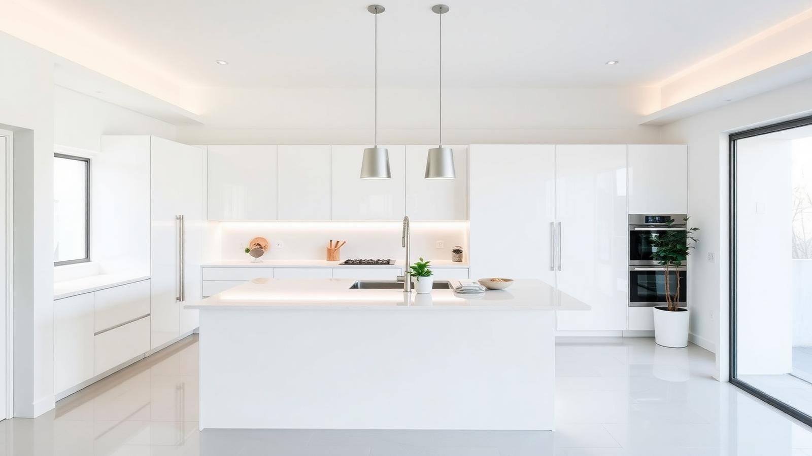 Clean modern kitchen